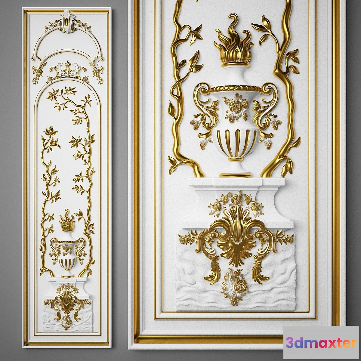 1277944 - The panel Boiserie Italia 3D Max