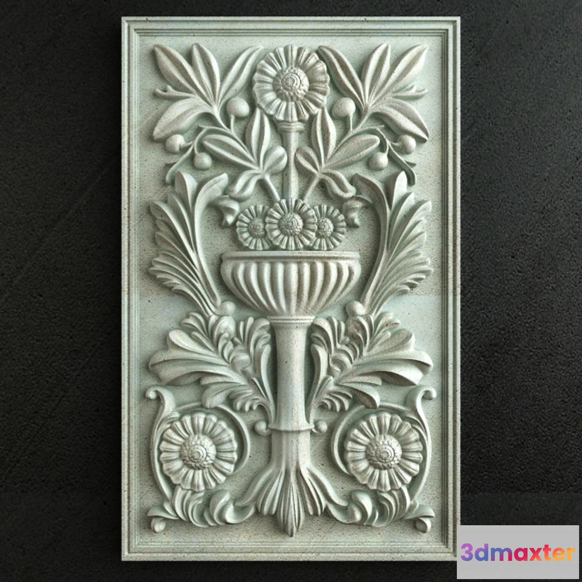 1285872 - Classic Carving Ornament 002 3D Max