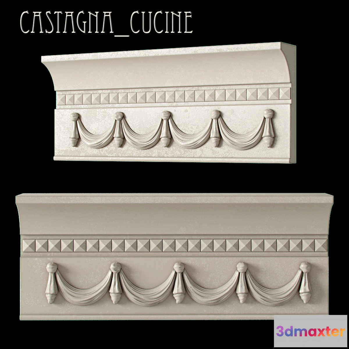 1285874 - Castagna Cucine Maryrose decor element 3D Max