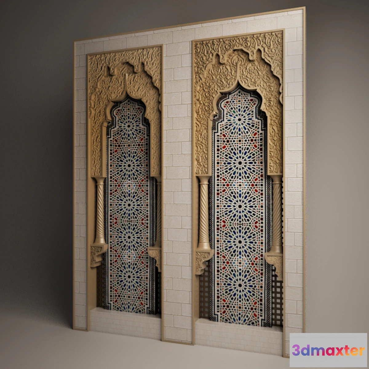 1286878 - Wall character Hijazi 3D Max