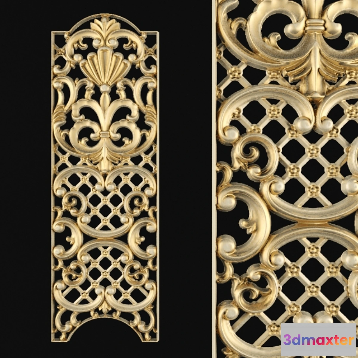 1287700 - Stucco carving. 3D Max