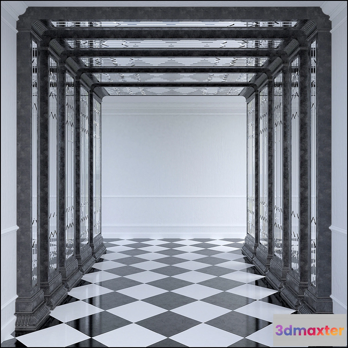 1289018 - ARCHED COLUMNS 3D Max