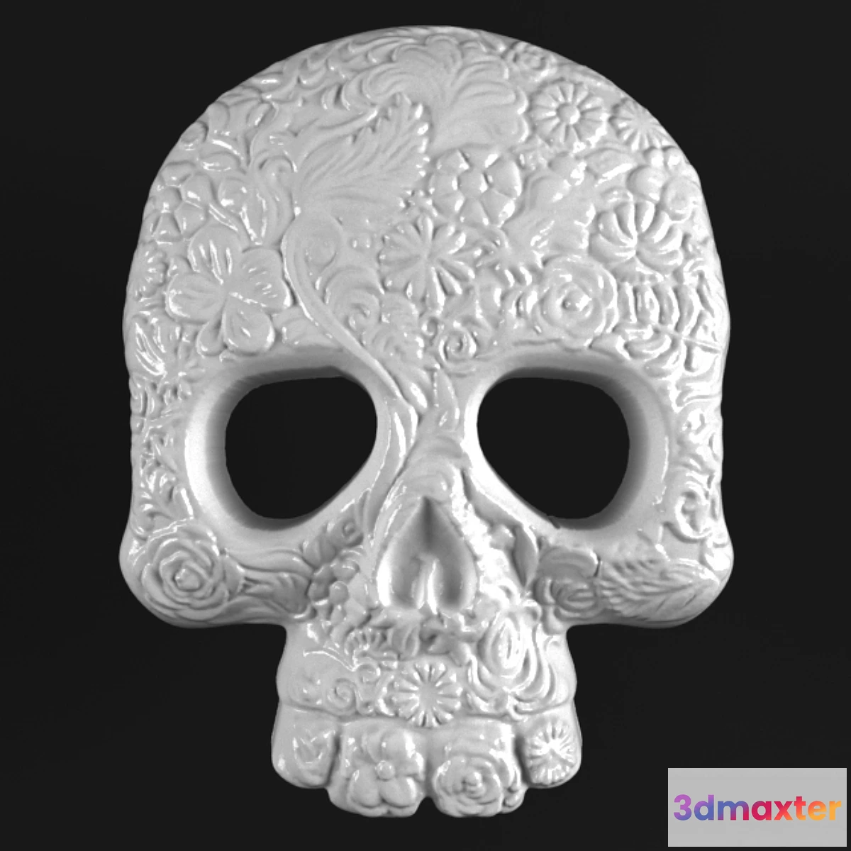 1289350 - Glamorous skull. 3D Max