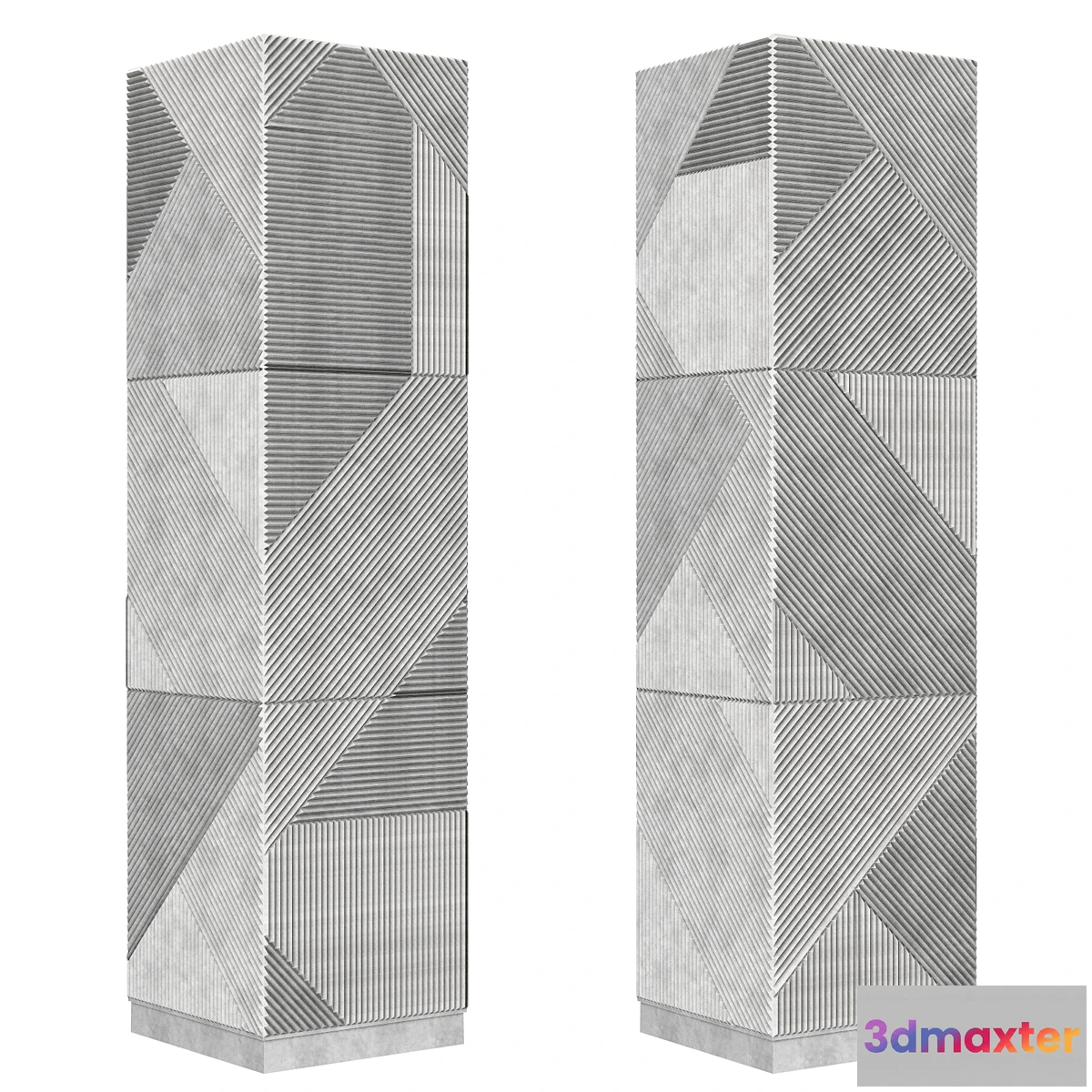 1289852 - Column panels with STRIPES Emmemobili 3D Max