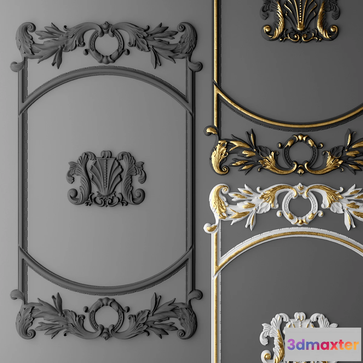 1292381 - Stucco Frame. - No.4 3D Max