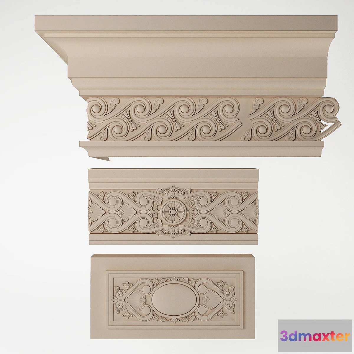 1292603 - Facade elements 3D Max