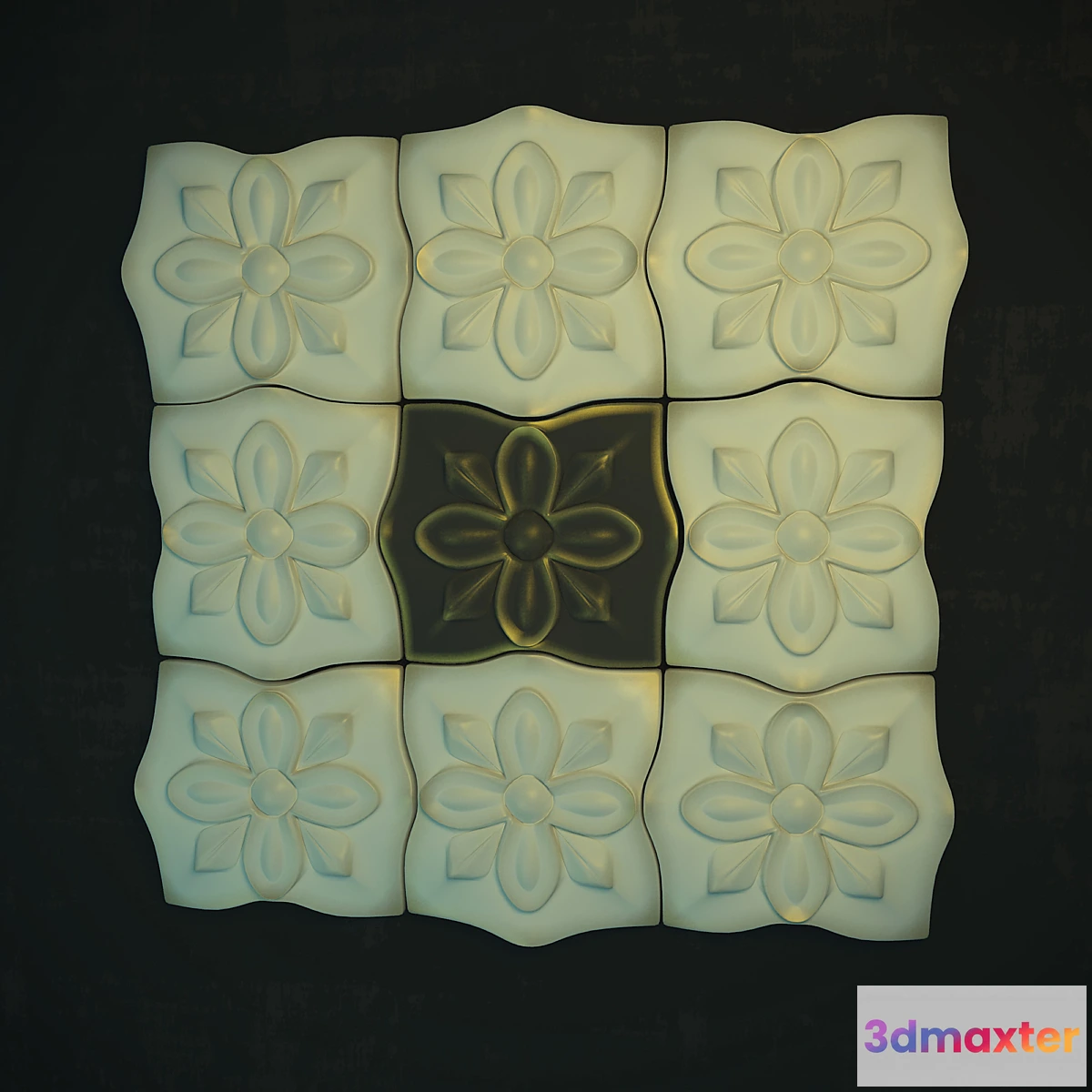 1292625 - Wall panel 1 3D Max