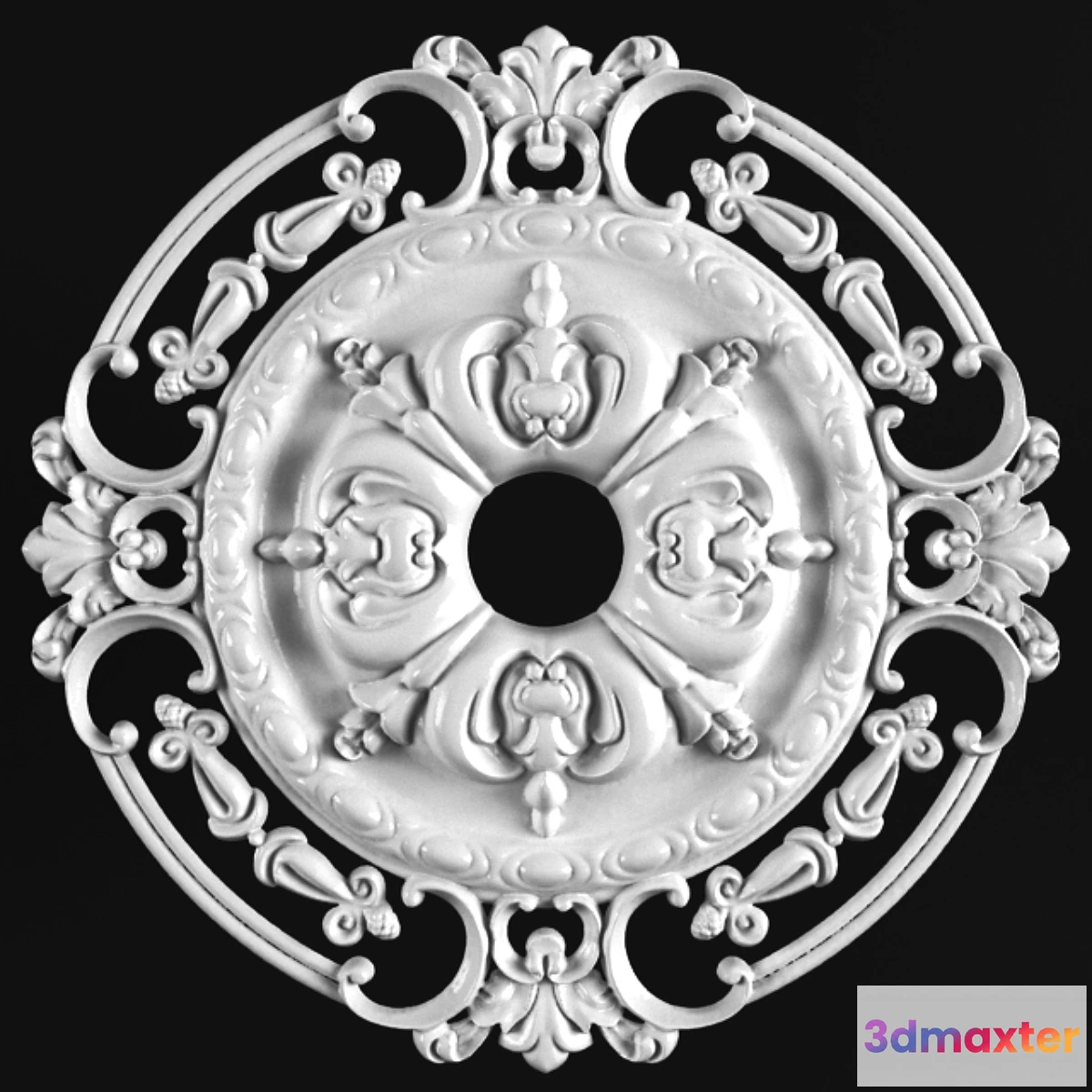 1292647 - Moldings to the ceiling. - No.3 3D Max