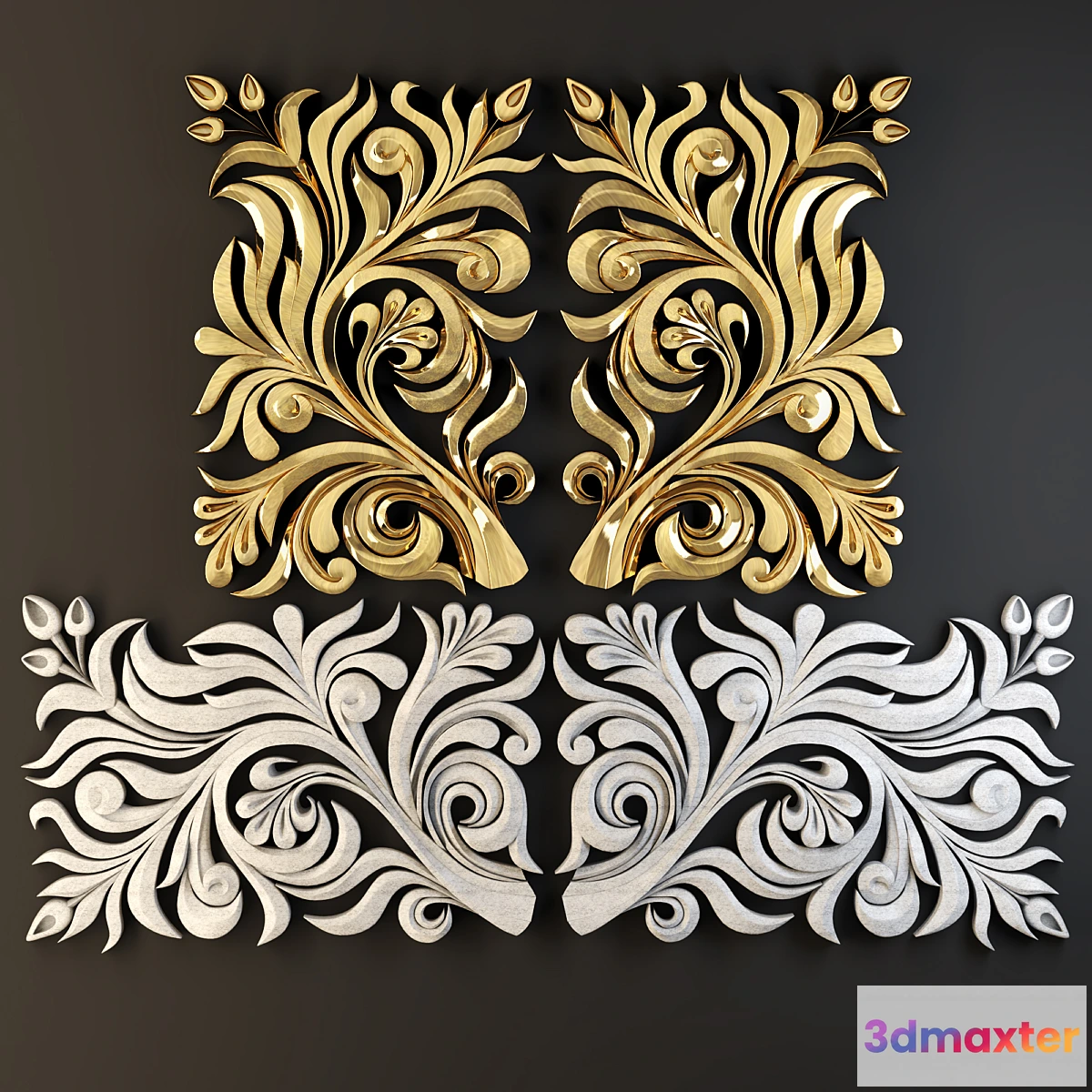 1298680 - decorative ornament_01 3D Max