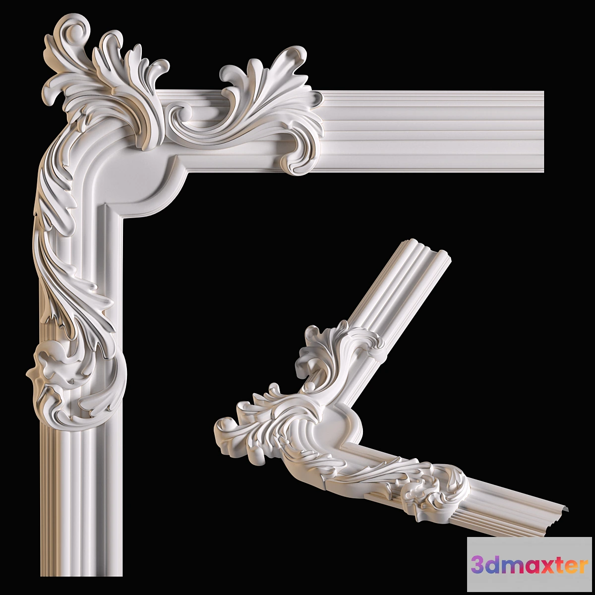 1298975 - Corner element 3D Max