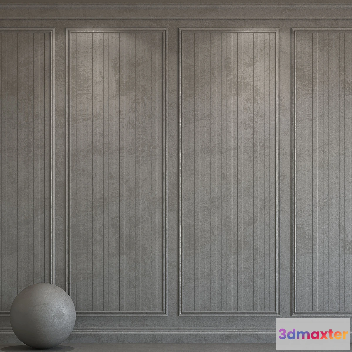 1300977 - Decorative plaster with molding 182 3D Max