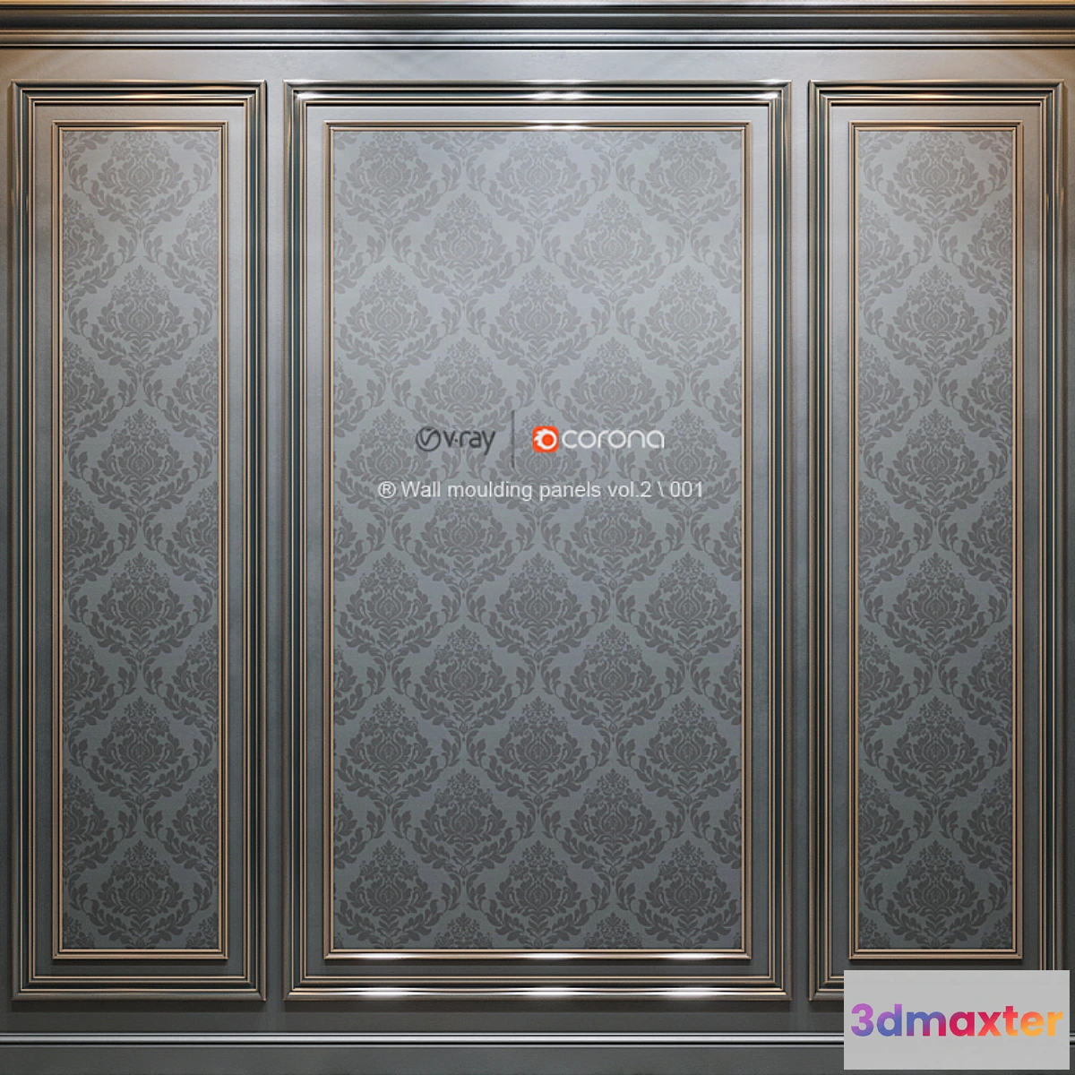 1302746 - Wall molding panels vol. 2  001 3D Max