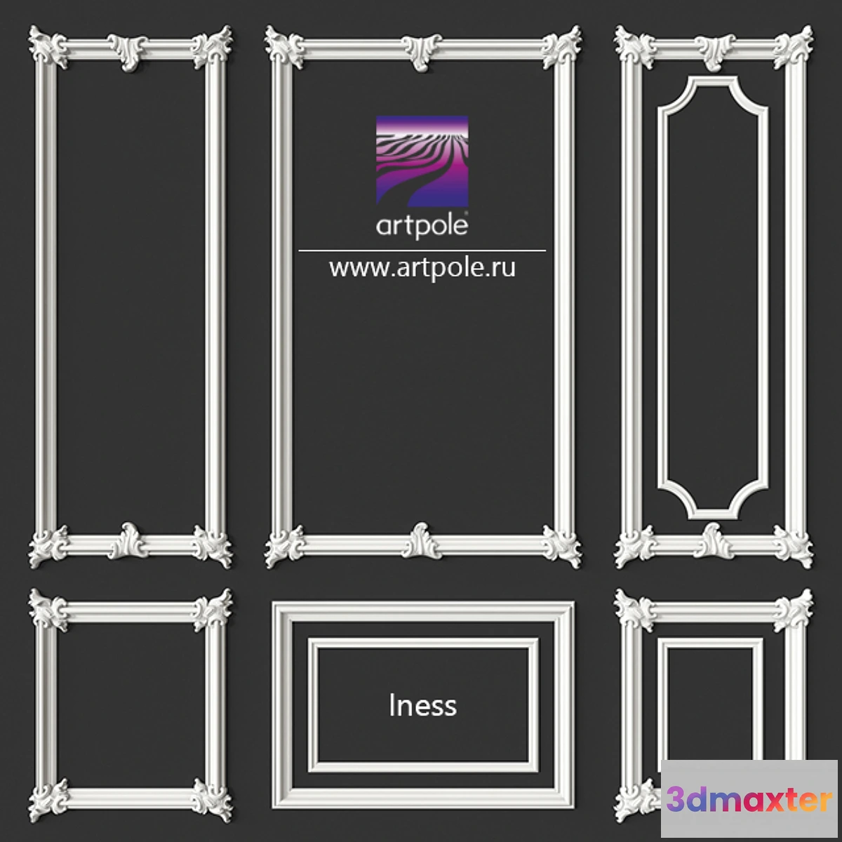 1311141 - Iness frame set from Artpole 3D Max