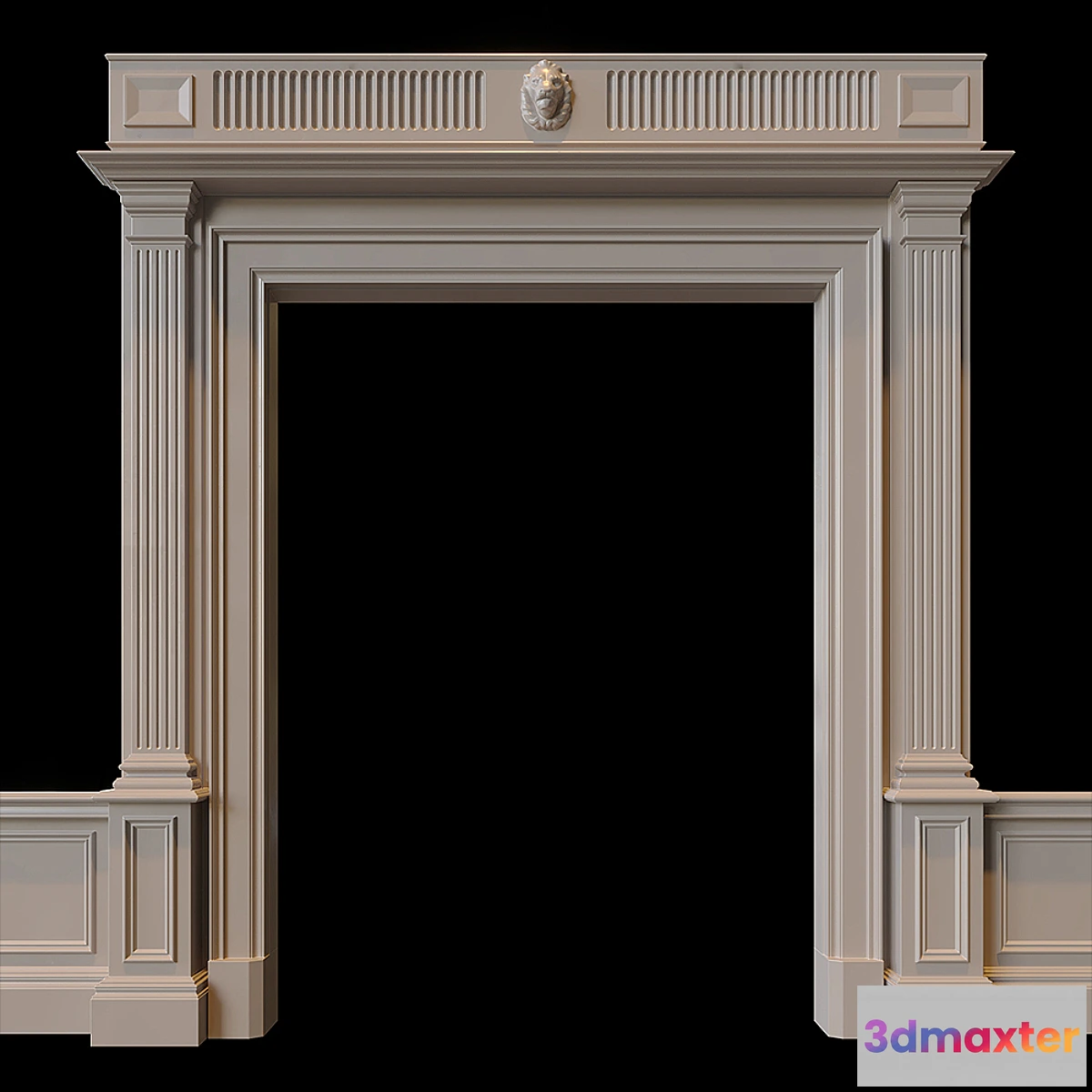 1323840 - Door portal Clive Christian - No.2 3D Max