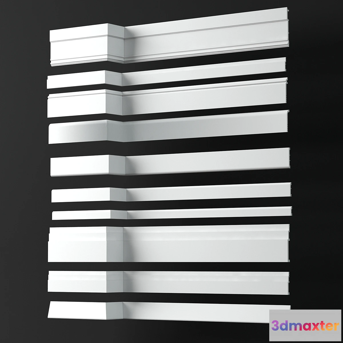 1328768 - Skirting boards collection - Orac Decor p.3 3D Max