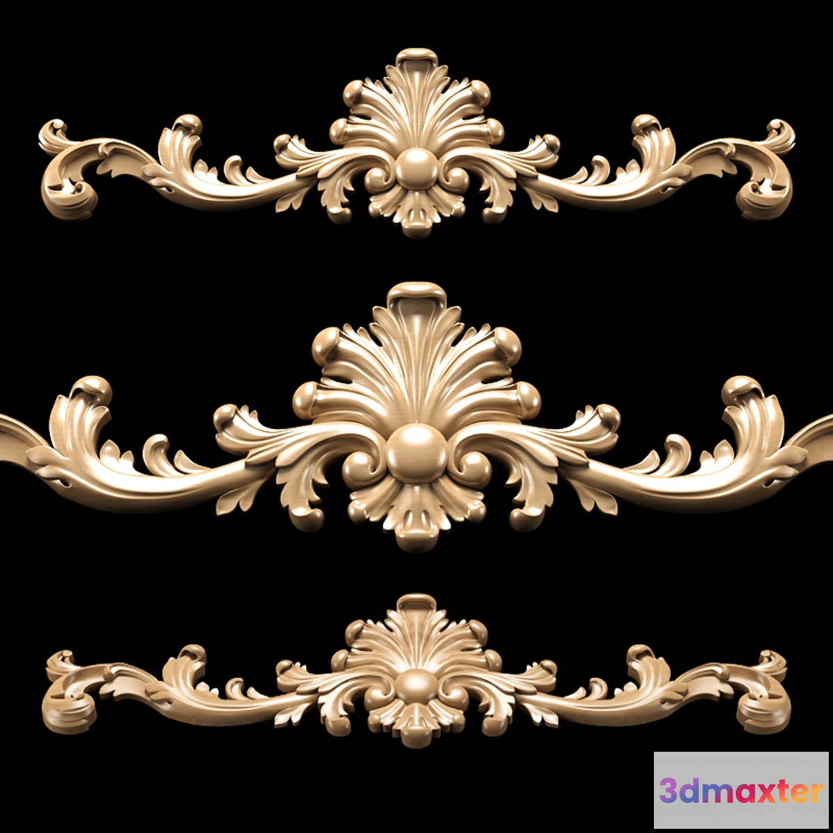 1337059 - Baroque carving 3D Max