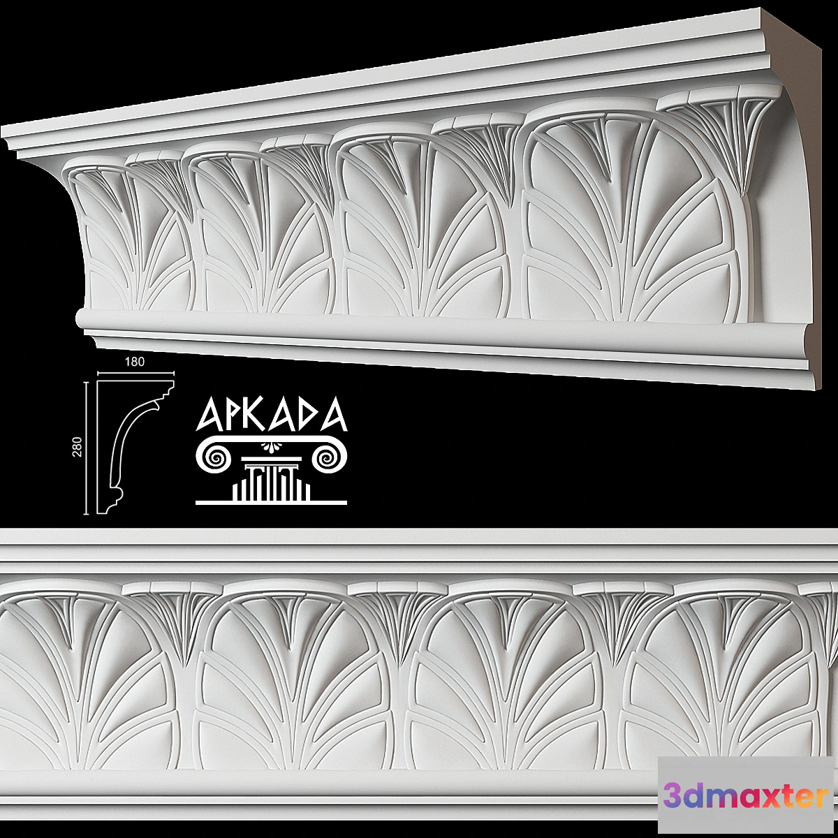 1337219 - Arkada K-110 Cornice 3D Max