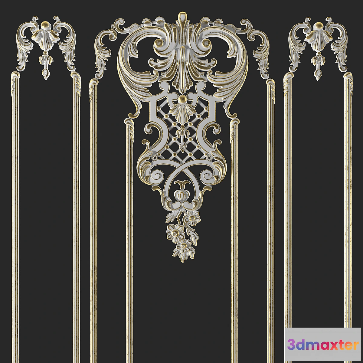 1346170 - Stucco molding 322 3D Max