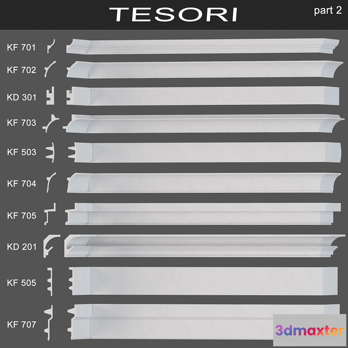 1352198 - Cornices Tesori (part 2) 3D Max