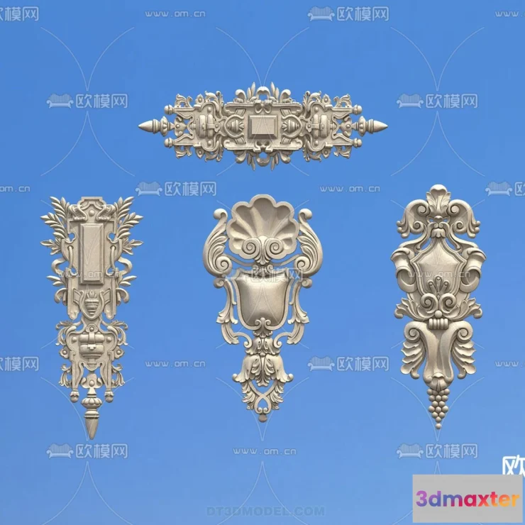 1358180 - Relief with Pattern - 3D Models for Interior Decoration - 095 3D Max