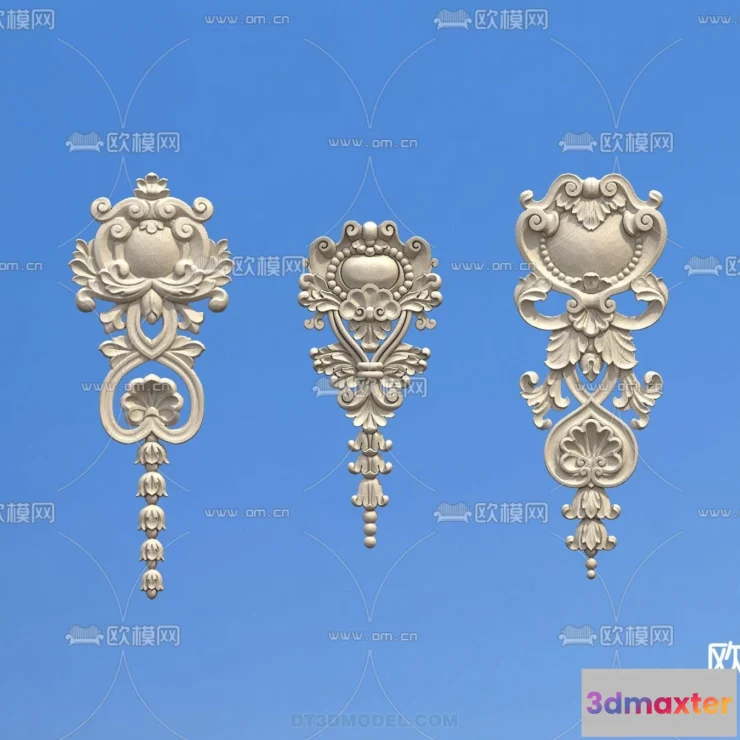1358249 - Relief with Pattern - 3D Models for Interior Decoration - 096 3D Max