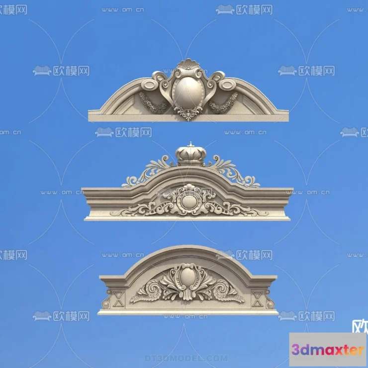 1358605 - Relief with Pattern - 3D Models for Interior Decoration - 101 3D Max