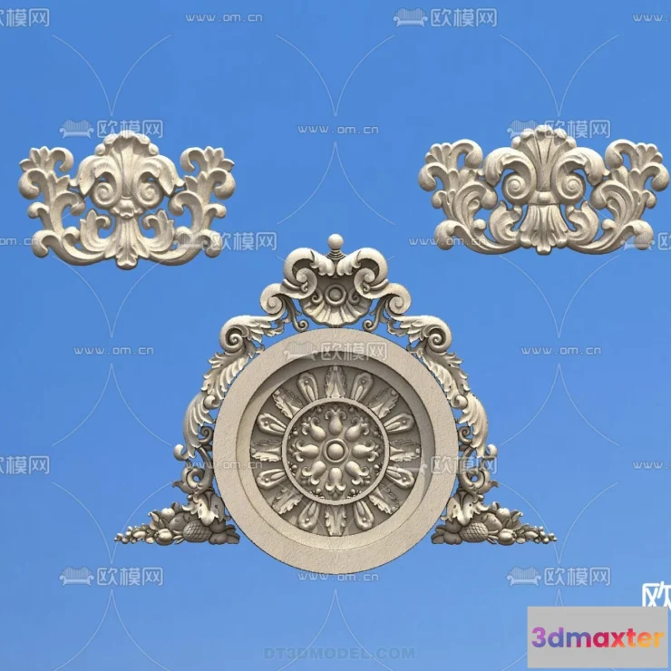 1358952 - Relief with Pattern - 3D Models for Interior Decoration - 106 3D Max