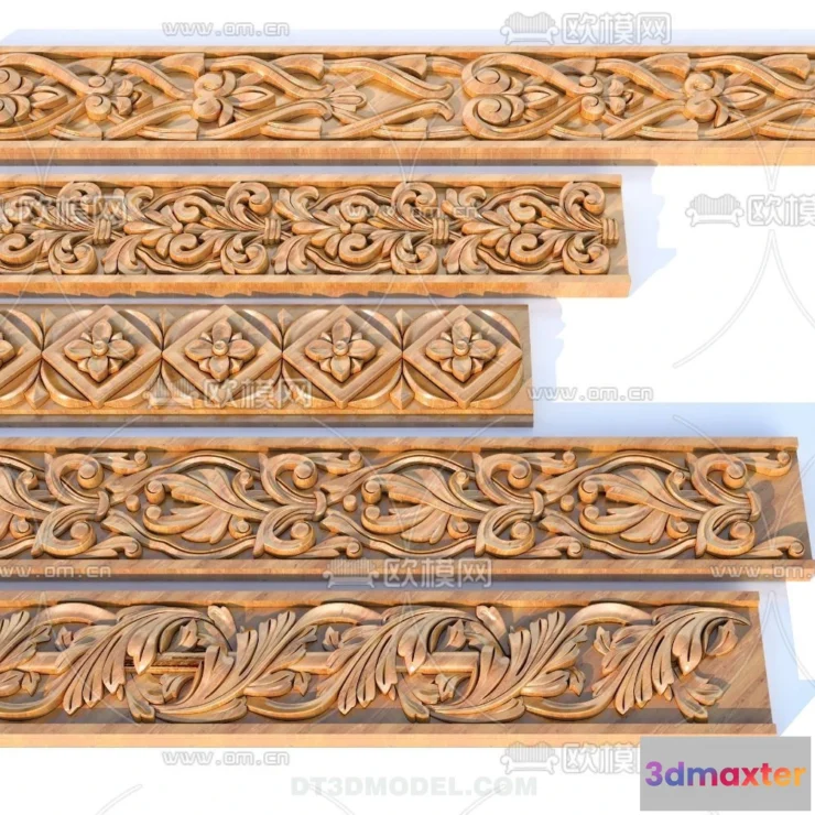 1359226 - Relief with Pattern - 3D Models for Interior Decoration - 110 3D Max