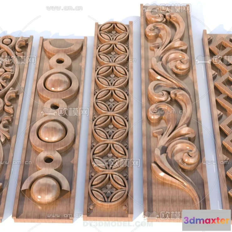 1359295 - Relief with Pattern - 3D Models for Interior Decoration - 111 3D Max