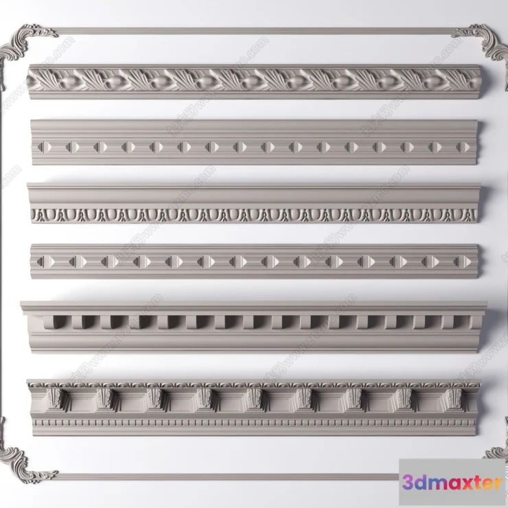 1377069 - Classic Detail 3D Models - Plaster 3D - 007 3D Max
