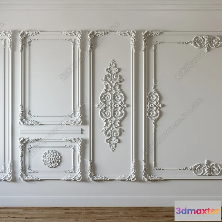 1377470 - Classic Detail 3D Models - Plaster 3D - 013 3D Max