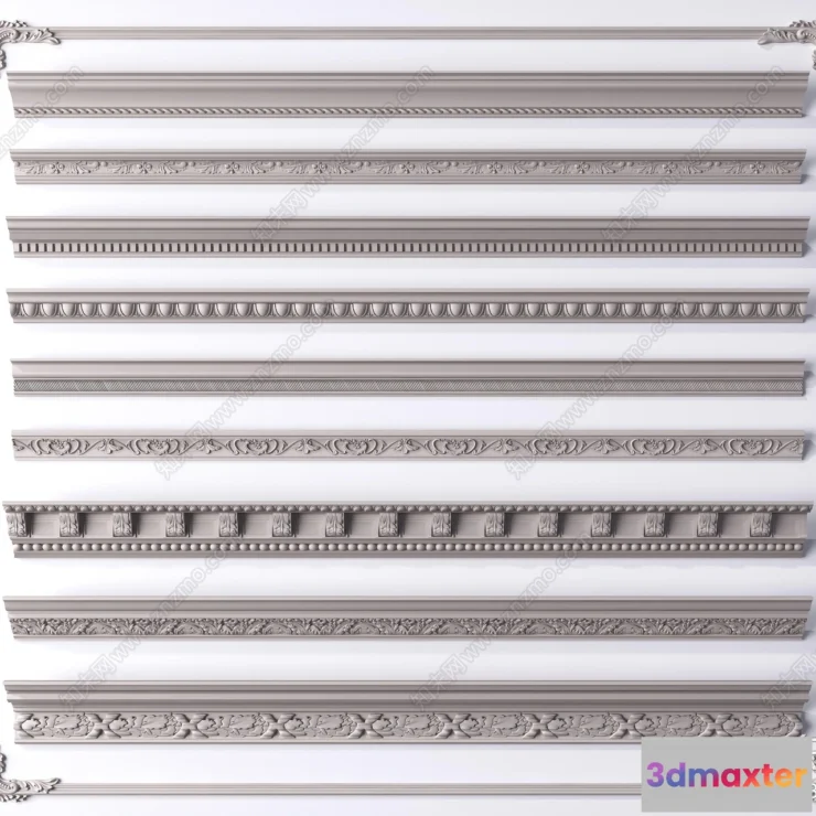 1378097 - Classic Detail 3D Models - Plaster 3D - 023 3D Max