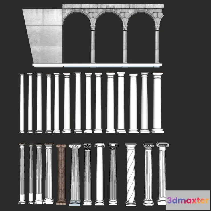 1378640 - Classic Detail 3D Models - Plaster 3D - 031 3D Max