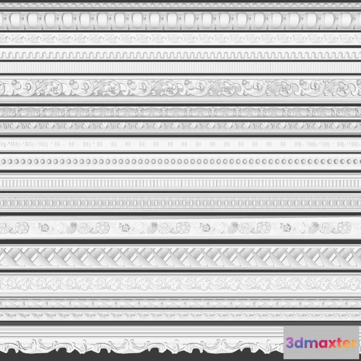 1379212 - Classic Detail 3D Models - Plaster 3D - 040 3D Max