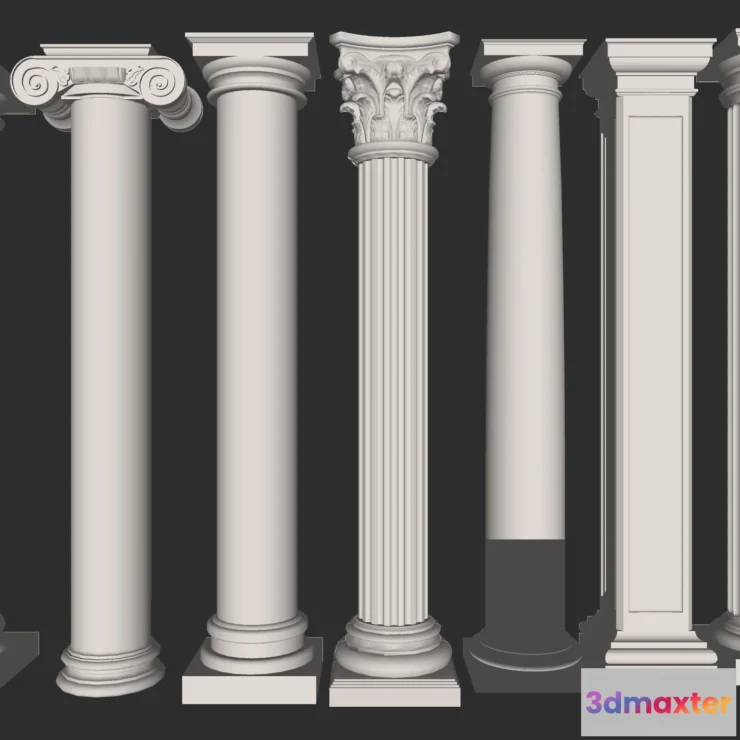 1379472 - Classic Detail 3D Models - Plaster 3D - 044 3D Max