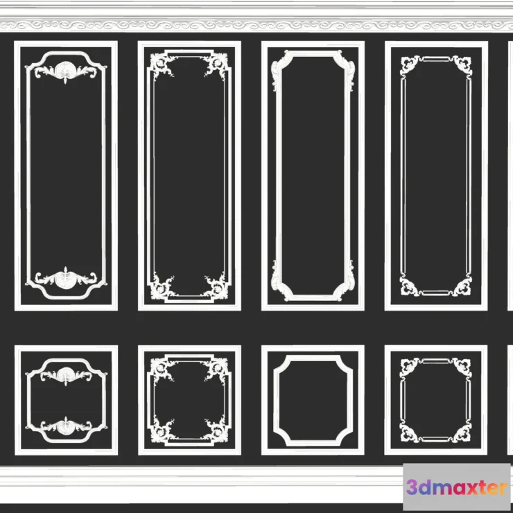 1380016 - Classic Detail 3D Models - Plaster 3D - 052 3D Max