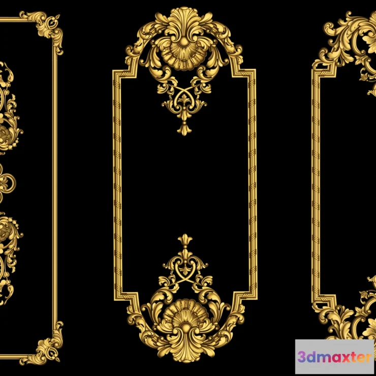 1380152 - Classic Detail 3D Models - Plaster 3D - 054 3D Max