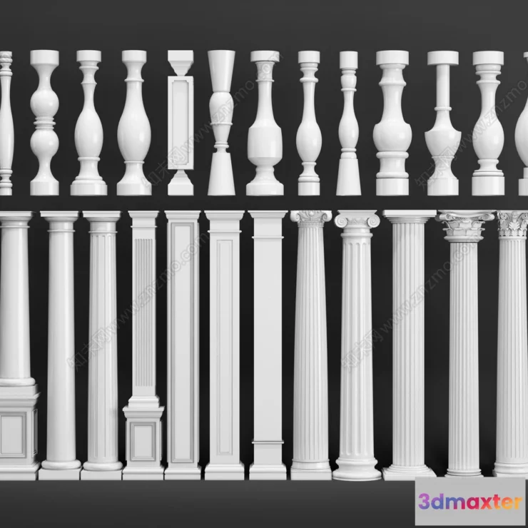 1380279 - Classic Detail 3D Models - Plaster 3D - 056 3D Max