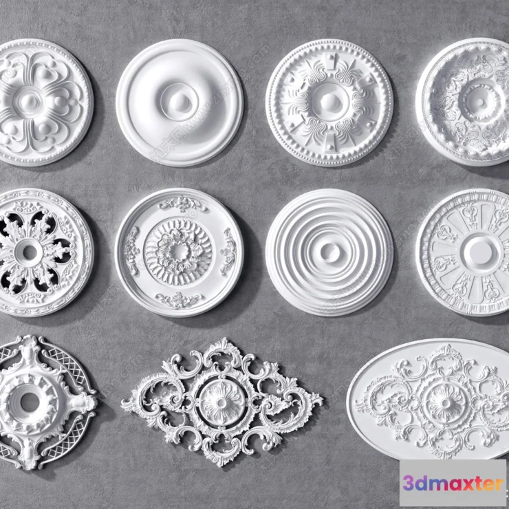 1380535 - Classic Detail 3D Models - Plaster 3D - 060 3D Max