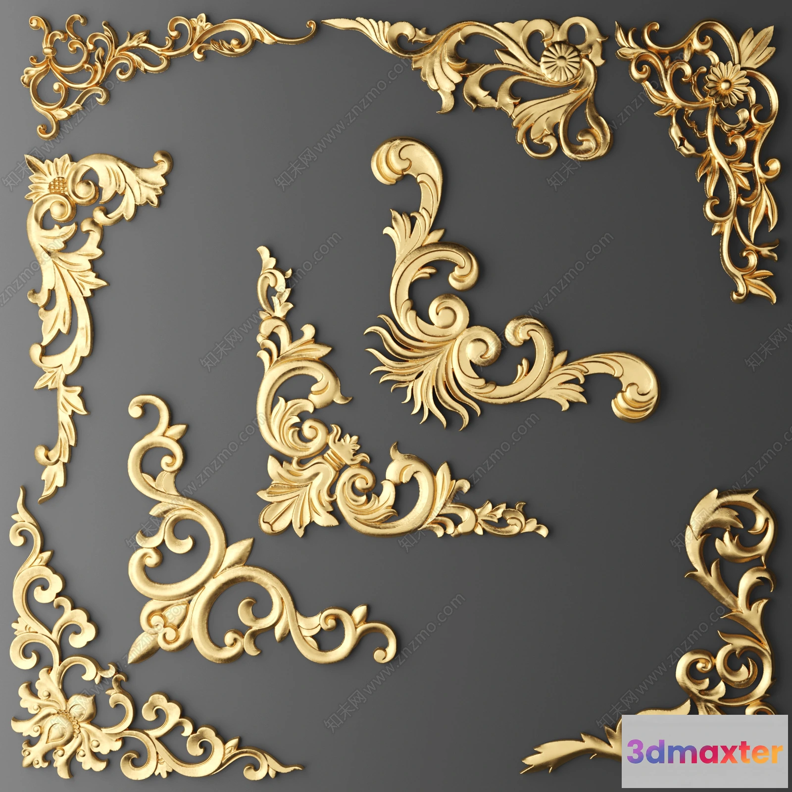 1380670 - Classic Detail 3D Models - Plaster 3D - 062 3D Max