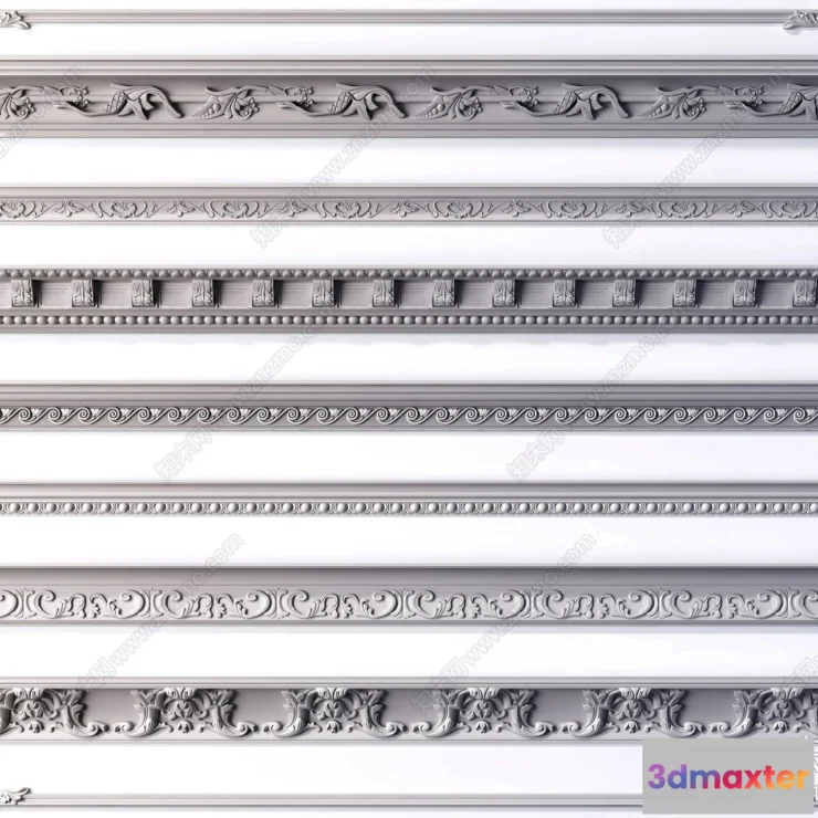 1380873 - Classic Detail 3D Models - Plaster 3D - 065 3D Max