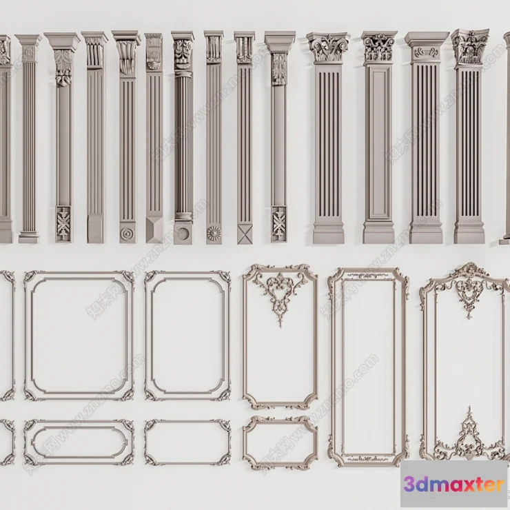 1381788 - Classic Detail 3D Models - Plaster 3D - 079 3D Max