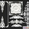 1382322 - Classic Detail 3D Models - Plaster 3D - 087 3D Max