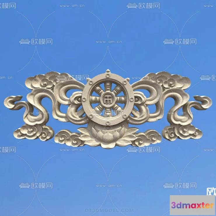 1385506 - Relief with Pattern - 3D Models for Interior Decoration - 003 3D Max