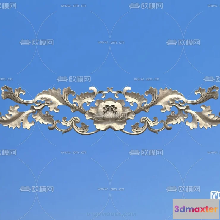 1385634 - Relief with Pattern - 3D Models for Interior Decoration - 005 3D Max