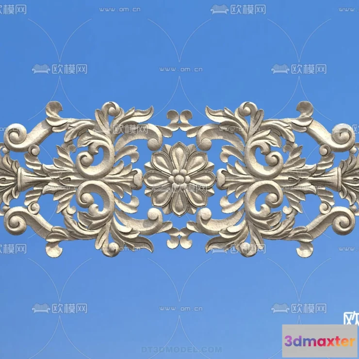 1385711 - Relief with Pattern - 3D Models for Interior Decoration - 006 3D Max