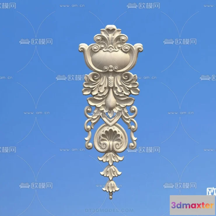 1385958 - Relief with Pattern - 3D Models for Interior Decoration - 010 3D Max