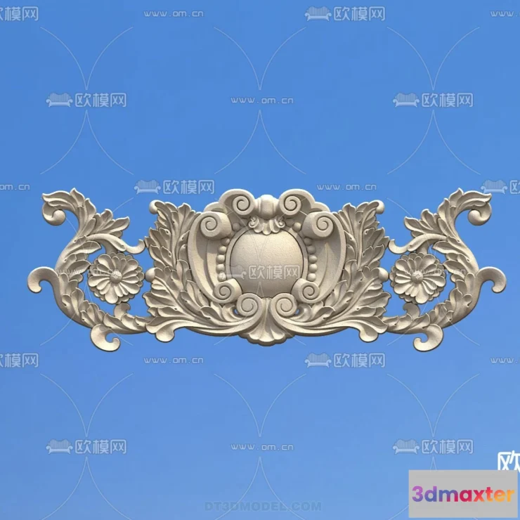 1386032 - Relief with Pattern - 3D Models for Interior Decoration - 011 3D Max