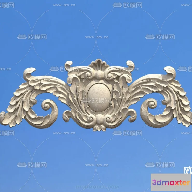 1386165 - Relief with Pattern - 3D Models for Interior Decoration - 013 3D Max