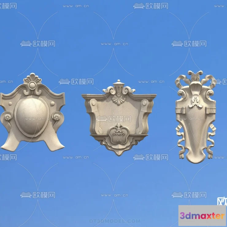 1386429 - Relief with Pattern - 3D Models for Interior Decoration - 017 3D Max